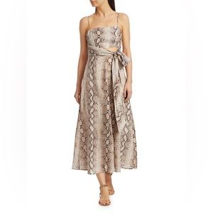 Zimmerman - Bellitude Python Print Midi Dress